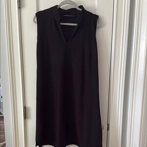 Katherine Way Black Sleeveless Sheath Dress